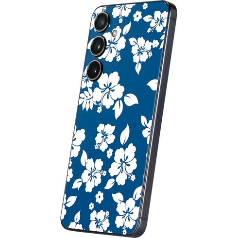 Blue and White Galaxy S25 Skin