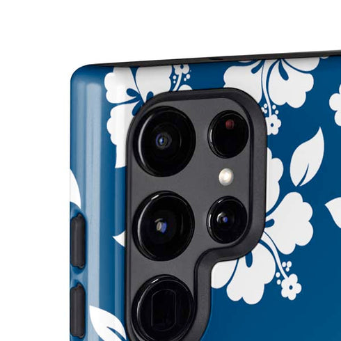 Blue and White Galaxy S25 Ultra Impact Case