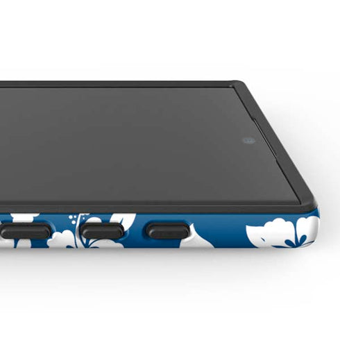 Blue and White Galaxy S25 Ultra Impact Case