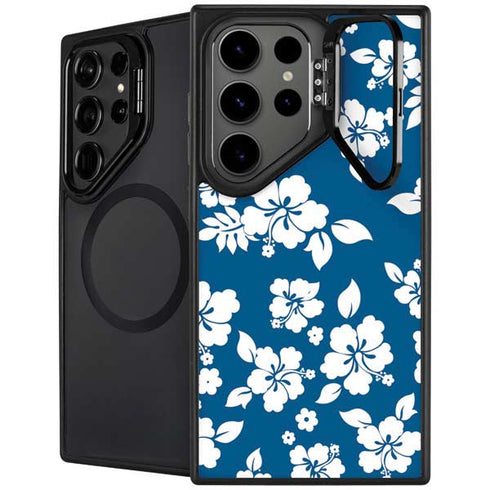 Blue and White Galaxy S24 Ultra Kickstand Case