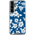 Blue and White Galaxy S26 Clear Case