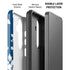 Blue and White Galaxy S26 Impact Case