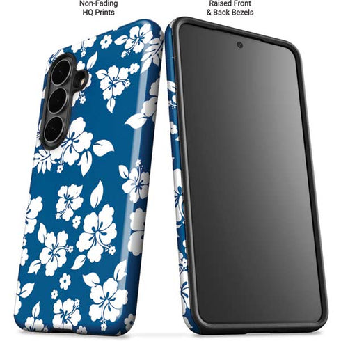 Blue and White Galaxy S26 Impact Case