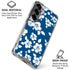 Blue and White Galaxy S26 Plus Clear Case