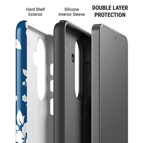 Blue and White Galaxy S26 Plus Impact Case