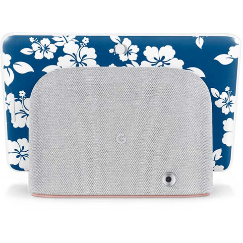 Blue and White Google Home Hub Skin