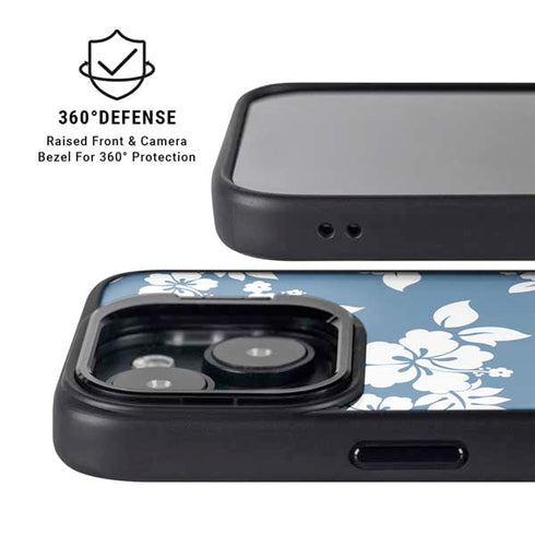 Blue and White iPhone 13 Kickstand Case