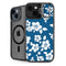 Blue and White iPhone 15 Kickstand Case