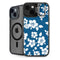 Blue and White iPhone 15 Plus Kickstand Case