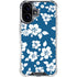 Blue and White iPhone 16 Clear Case