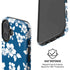 Blue and White iPhone 16 Magsafe Impact Case