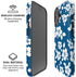 Blue and White iPhone 16 Magsafe Impact Case