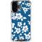 Blue and White iPhone 16 Plus Clear Case