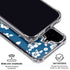 Blue and White iPhone 16 Plus Clear Case