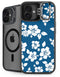 Blue and White iPhone 16 Plus Kickstand Case