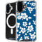 Blue and White iPhone 16 Plus MagSafe Case