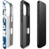 Blue and White iPhone 16 Pro Impact Case