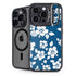 Blue and White iPhone 16 Pro Kickstand Case