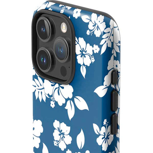 Blue and White iPhone 16 Pro Max Impact Case