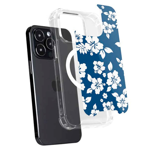 Blue and White iPhone 16 Pro Max MagSafe Case