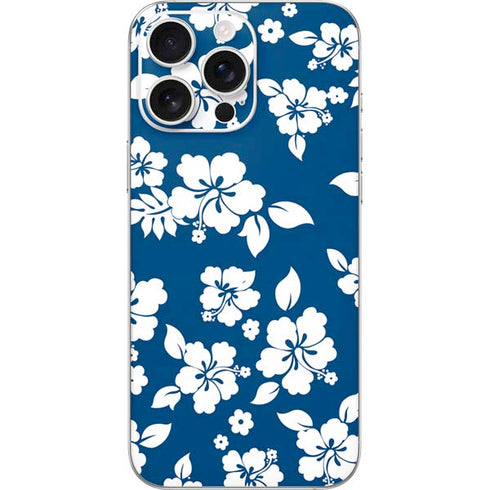Blue and White iPhone 16 Pro Max Skin