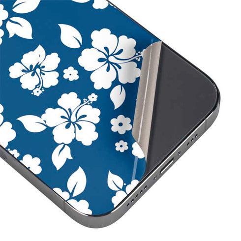 Blue and White iPhone 16 Pro Max Skin