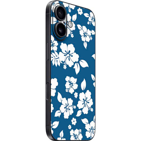 Blue and White iPhone 16 Skin