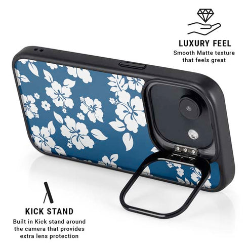 Blue and White iPhone 16e Kickstand Case