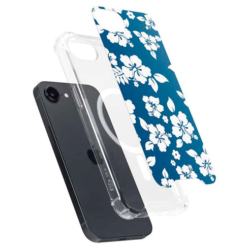 Blue and White iPhone 16e MagSafe Case