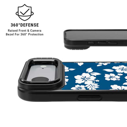 Blue and White iPhone 17 Air Kickstand Case