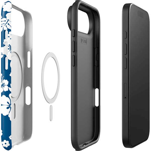 Blue and White iPhone 17 Air Magsafe Impact Case