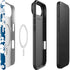 Blue and White iPhone 17 Air Magsafe Impact Case