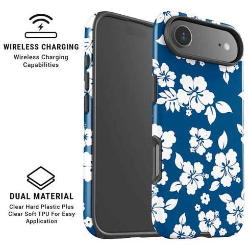 Blue and White iPhone 17 Air Magsafe Impact Case