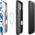 Blue and White iPhone 17 Magsafe Impact Case