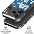 Blue and White iPhone 17 Pro Clear Case