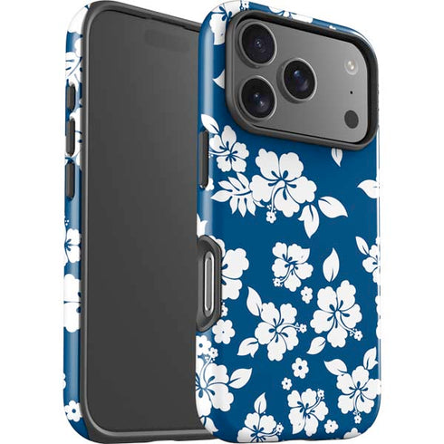 Blue and White iPhone 17 Pro Impact Case