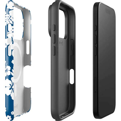 Blue and White iPhone 17 Pro Magsafe Impact Case