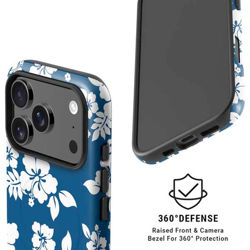Blue and White iPhone 17 Pro Magsafe Impact Case