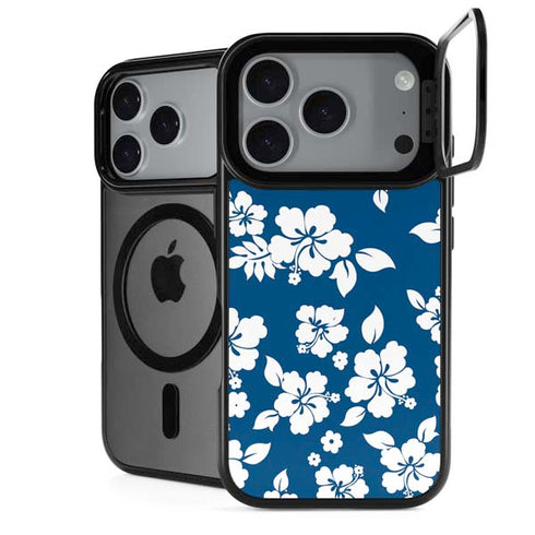 Blue and White iPhone 17 Pro Max Kickstand Case