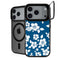 Blue and White iPhone 17 Pro Max Kickstand Case