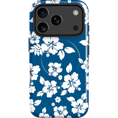 Blue and White iPhone 17 Pro Max Magsafe Impact Case