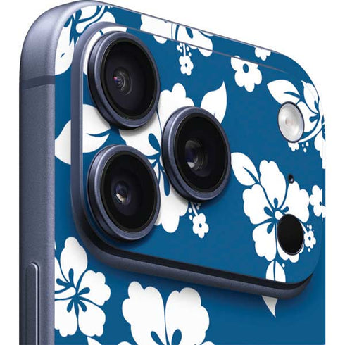 Blue and White iPhone 17 Pro Max Skin