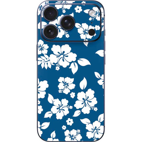 Blue and White iPhone 17 Pro Skin