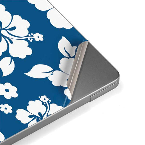 Blue and White Apple MacBook Pro 14-inch Skin