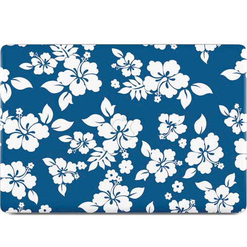 Blue and White MacBook Skins