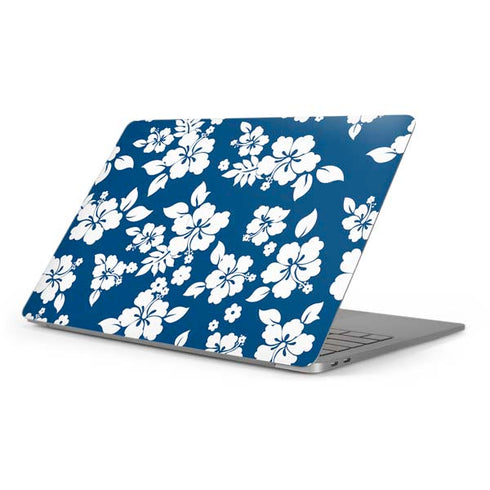 Blue and White Apple MacBook Pro 16-inch Skin