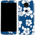 Blue and White Moto E5 Plus Skin
