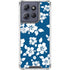 Blue and White Moto G Stylus 5G (2025) Clear Case