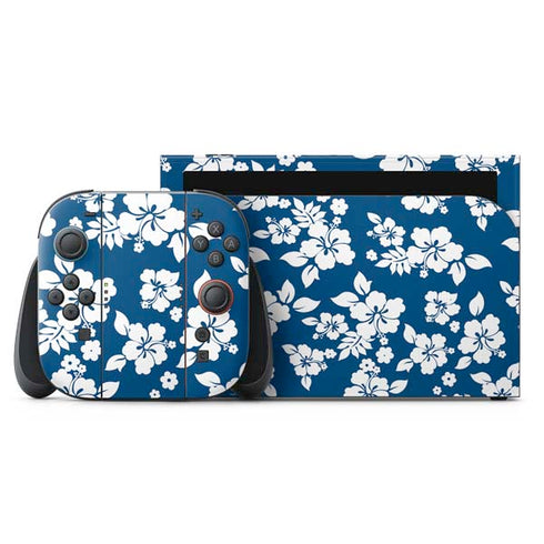 Blue and White Nintendo Switch 2 (2025) with Joy-Con Skin