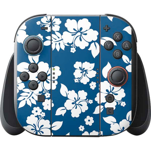 Blue and White Nintendo Switch 2 (2025) with Joy-Con Skin